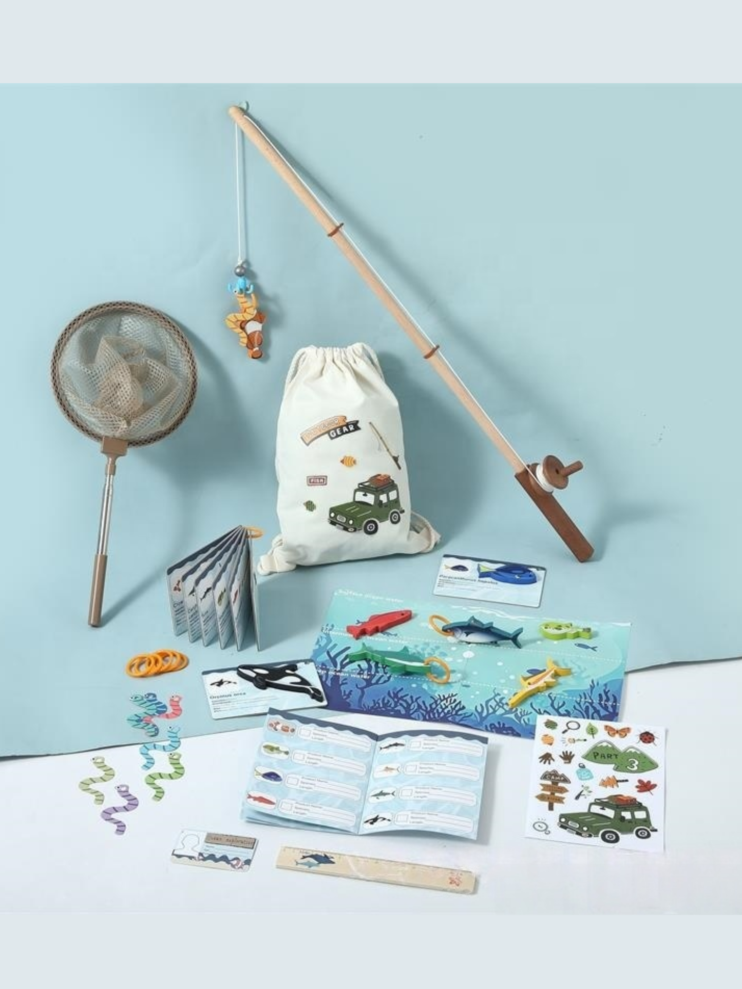 'Reel Fun' Fishing- Wooden Fishing Game