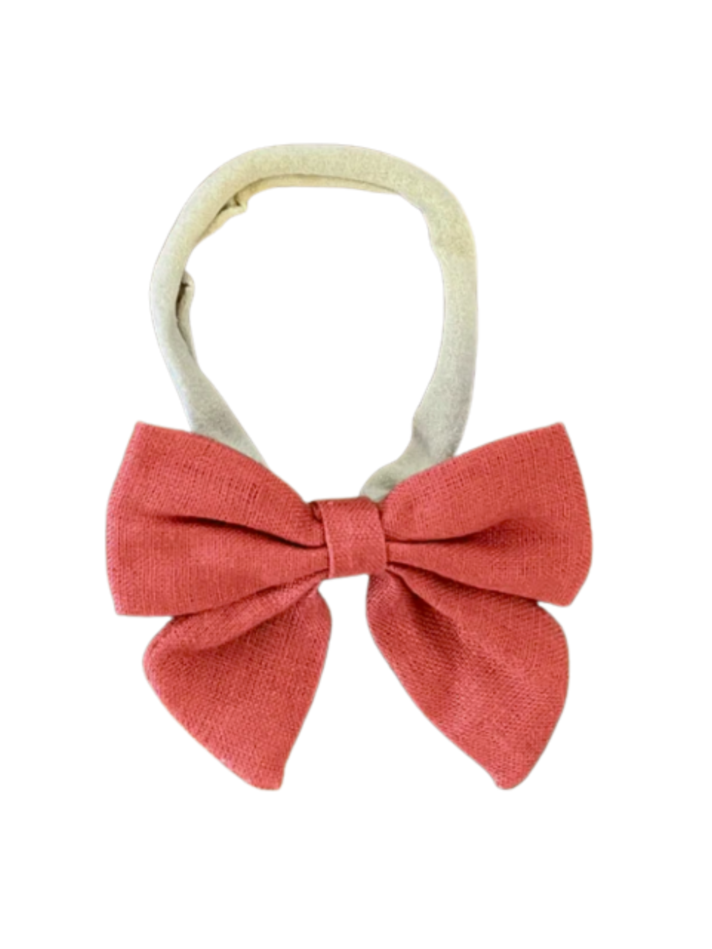 Linen Bow Headband