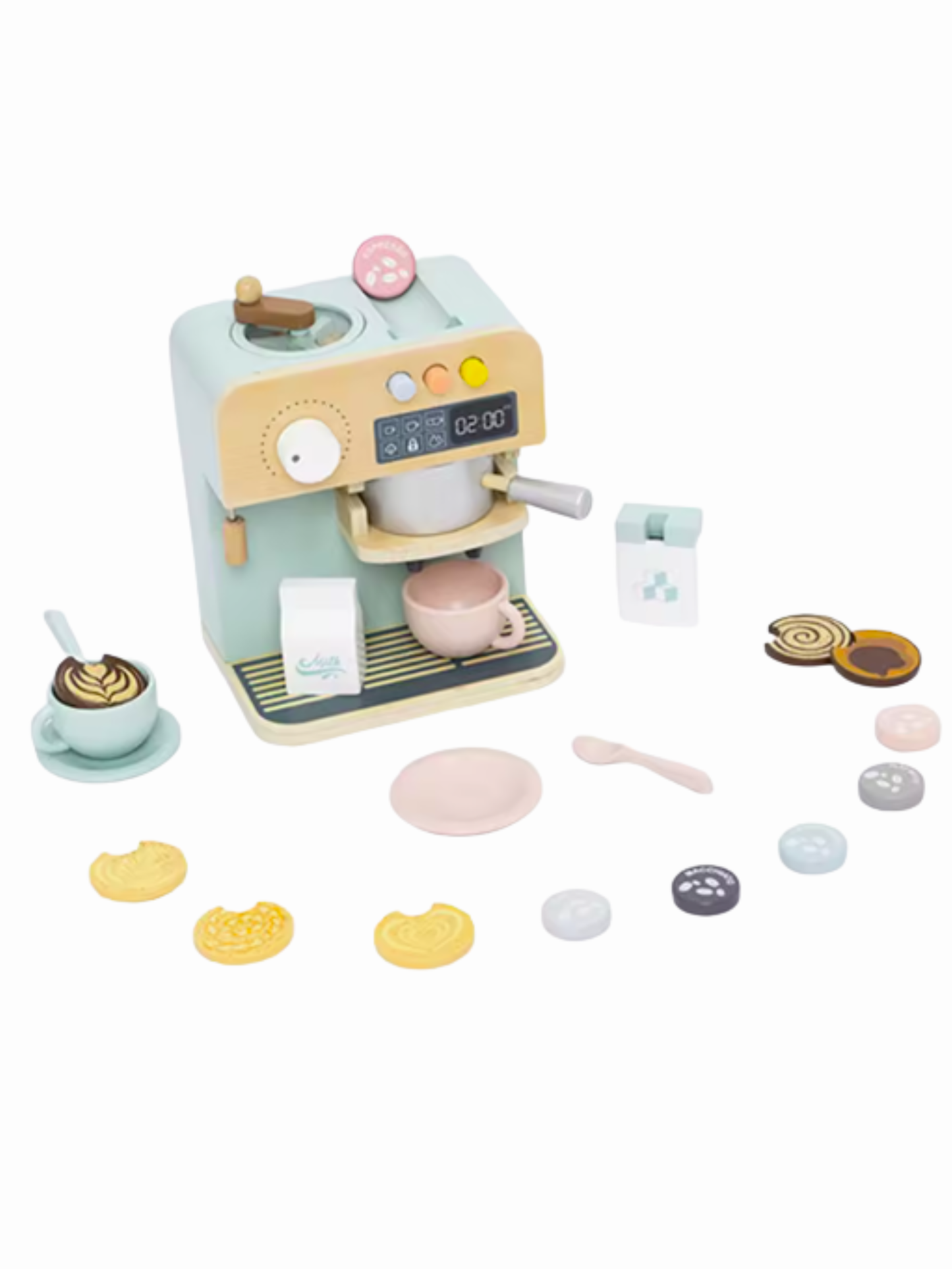 Little Barista- Wooden Coffee Machine