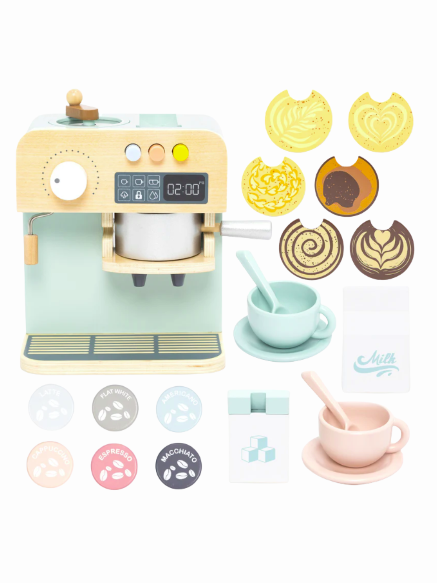 Little Barista- Wooden Coffee Machine