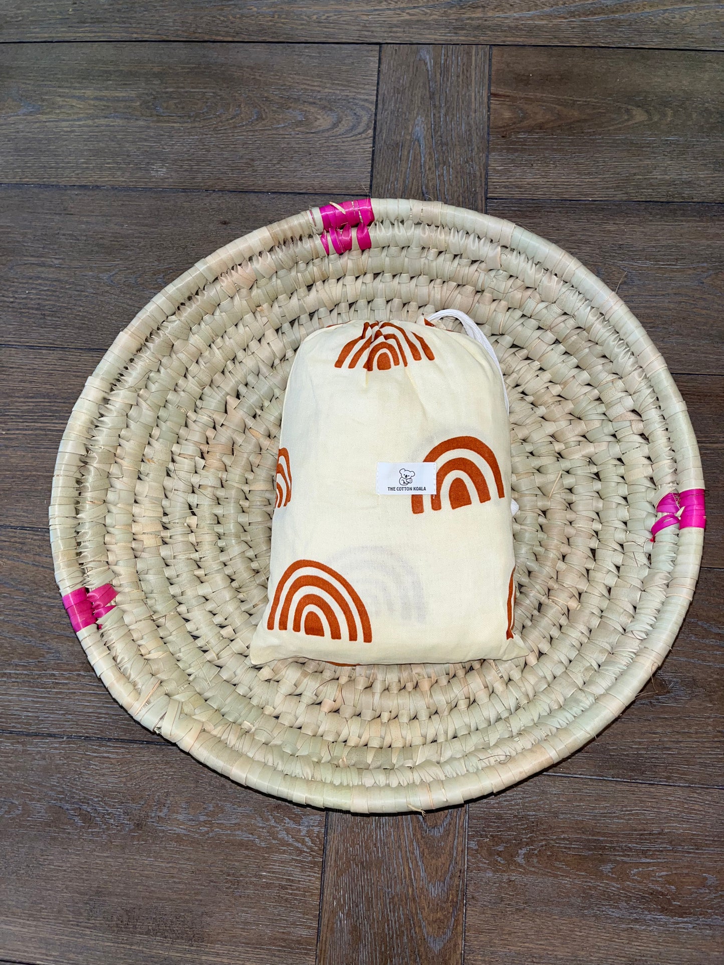 Bamboo Cotton crib sheet- Adobe Archways