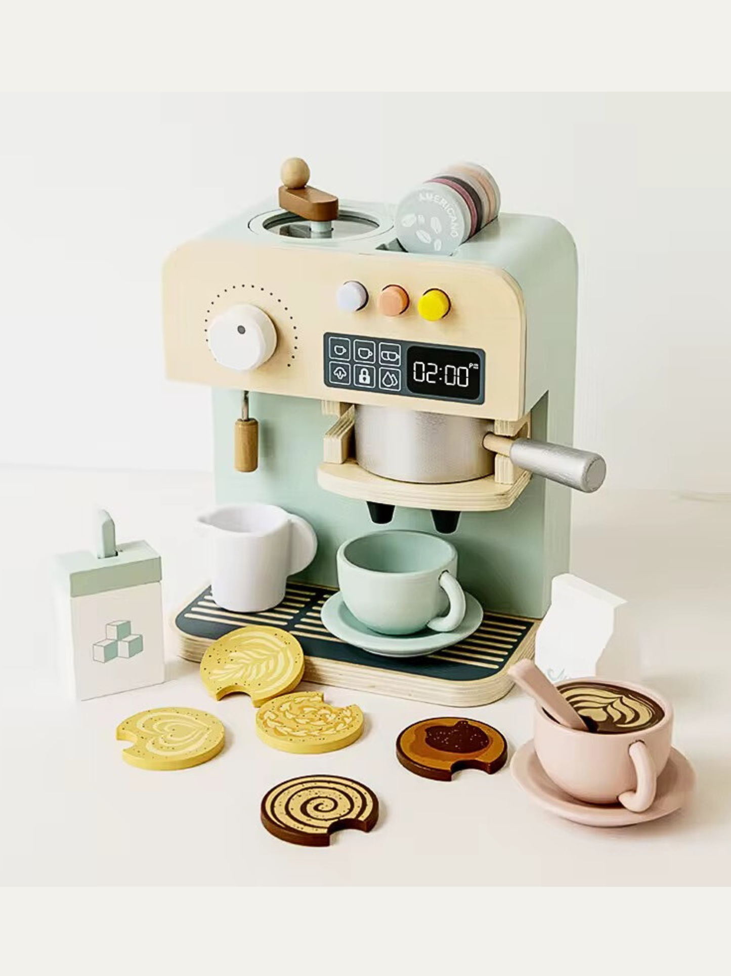 Little Barista- Wooden Coffee Machine