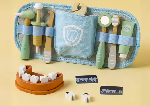 Wooden Dentist Set