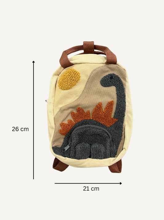 Dinosaur-themed Toddler Bag- Cotton Canvas Version (Version 2)