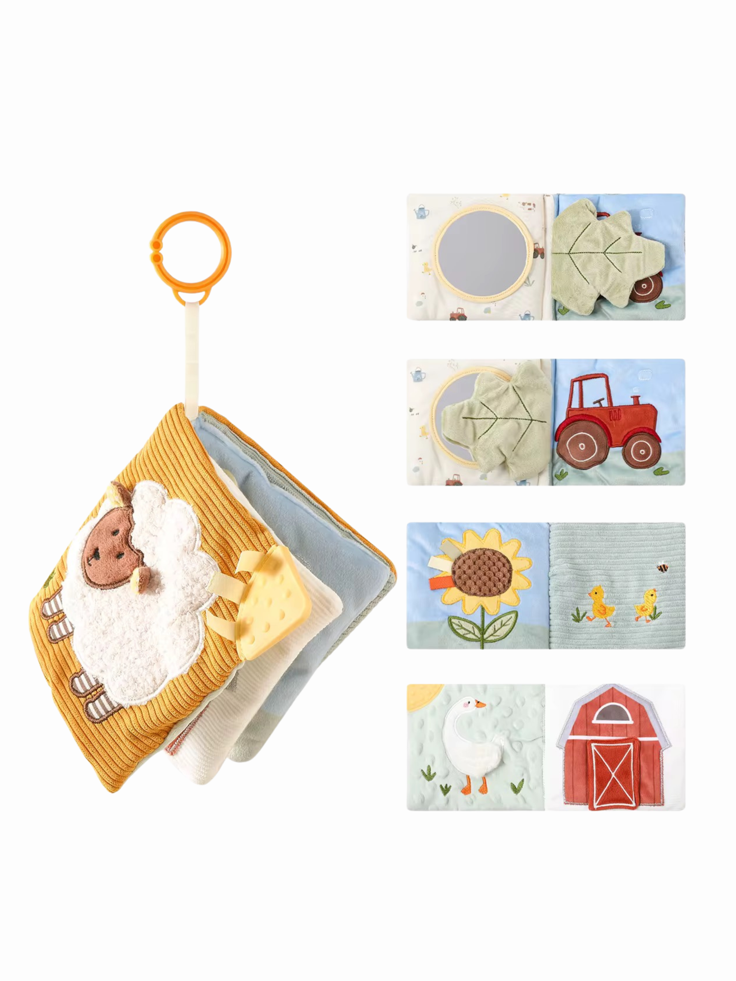 Premium Sensory Soft Book- Farm Friends