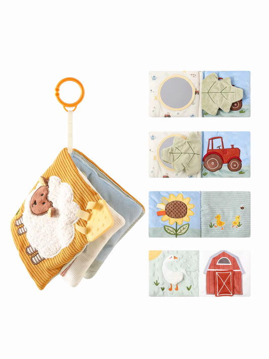 Premium Sensory Soft Book- Farm Friends