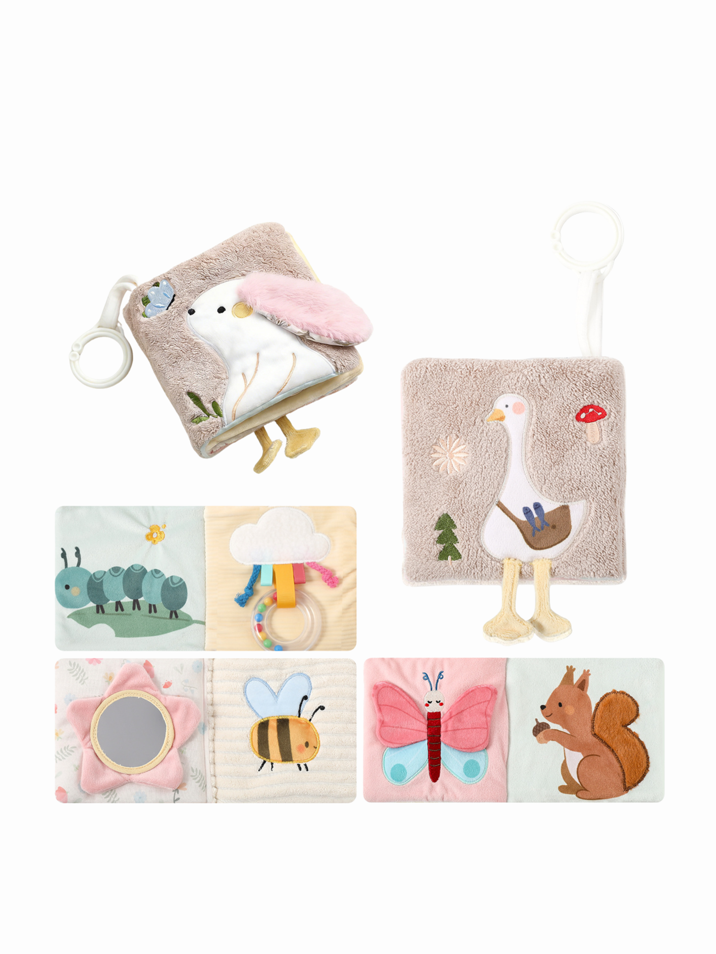 Premium Sensory Soft Book- Garden Friends