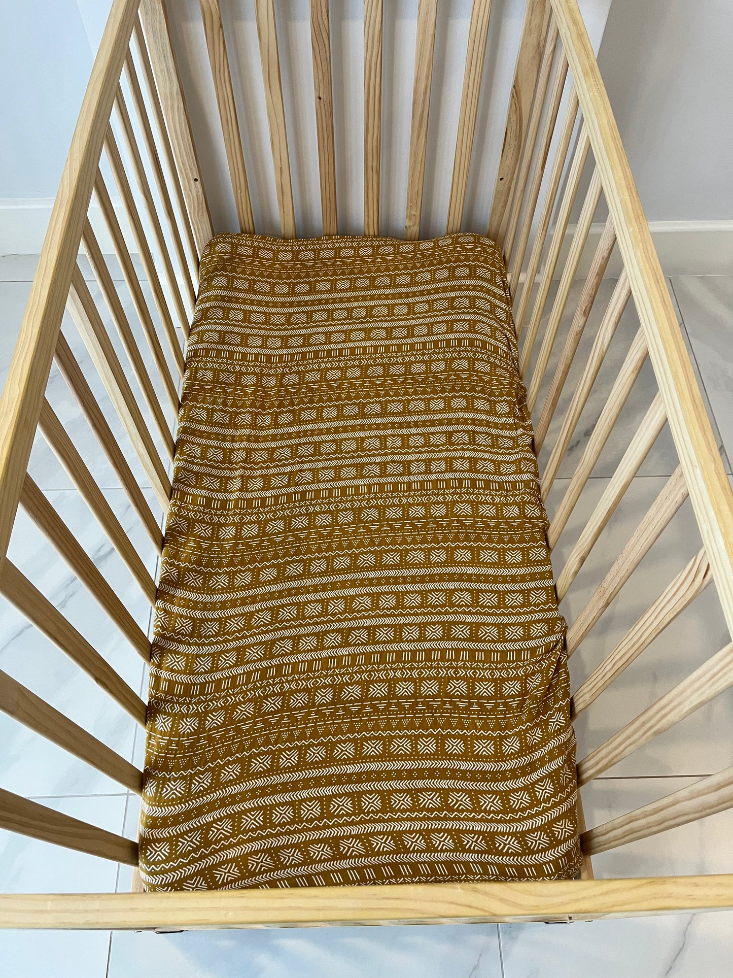 Bamboo Cotton crib sheet- Sahel Sands