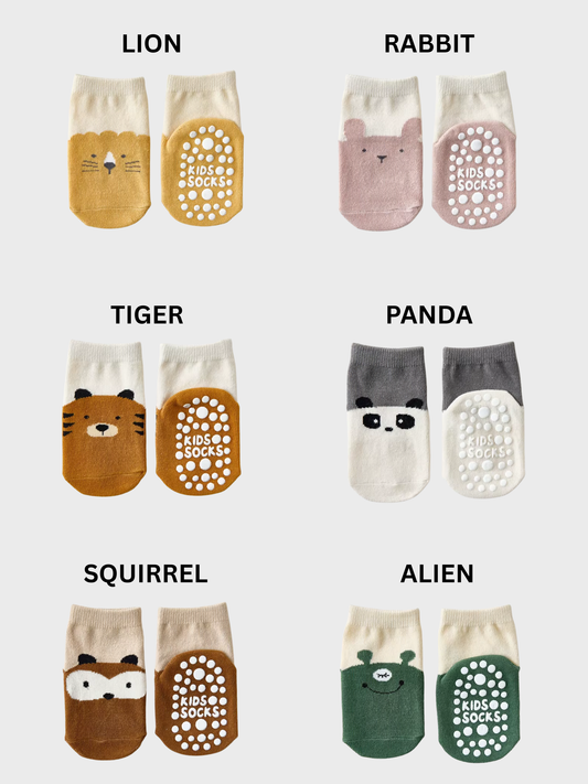 Non-Slip Socks 1-3 Years Old (3 pairs for KSH 850)