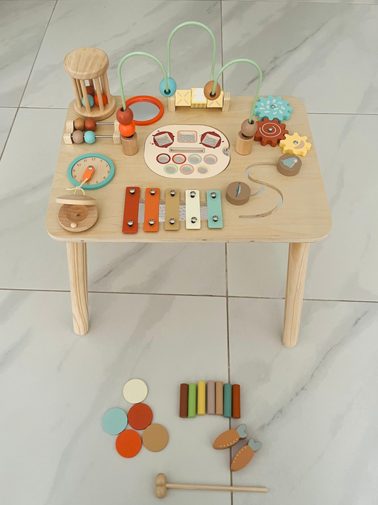 13-in-1 Wooden Toddler Activity Table