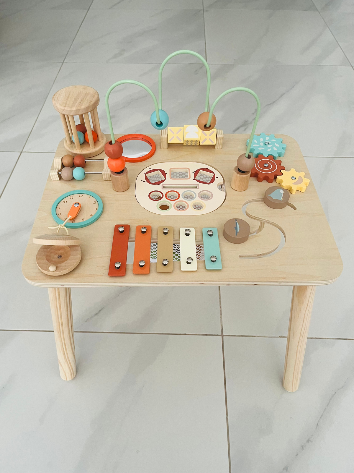 13-in-1 Wooden Toddler Activity Table