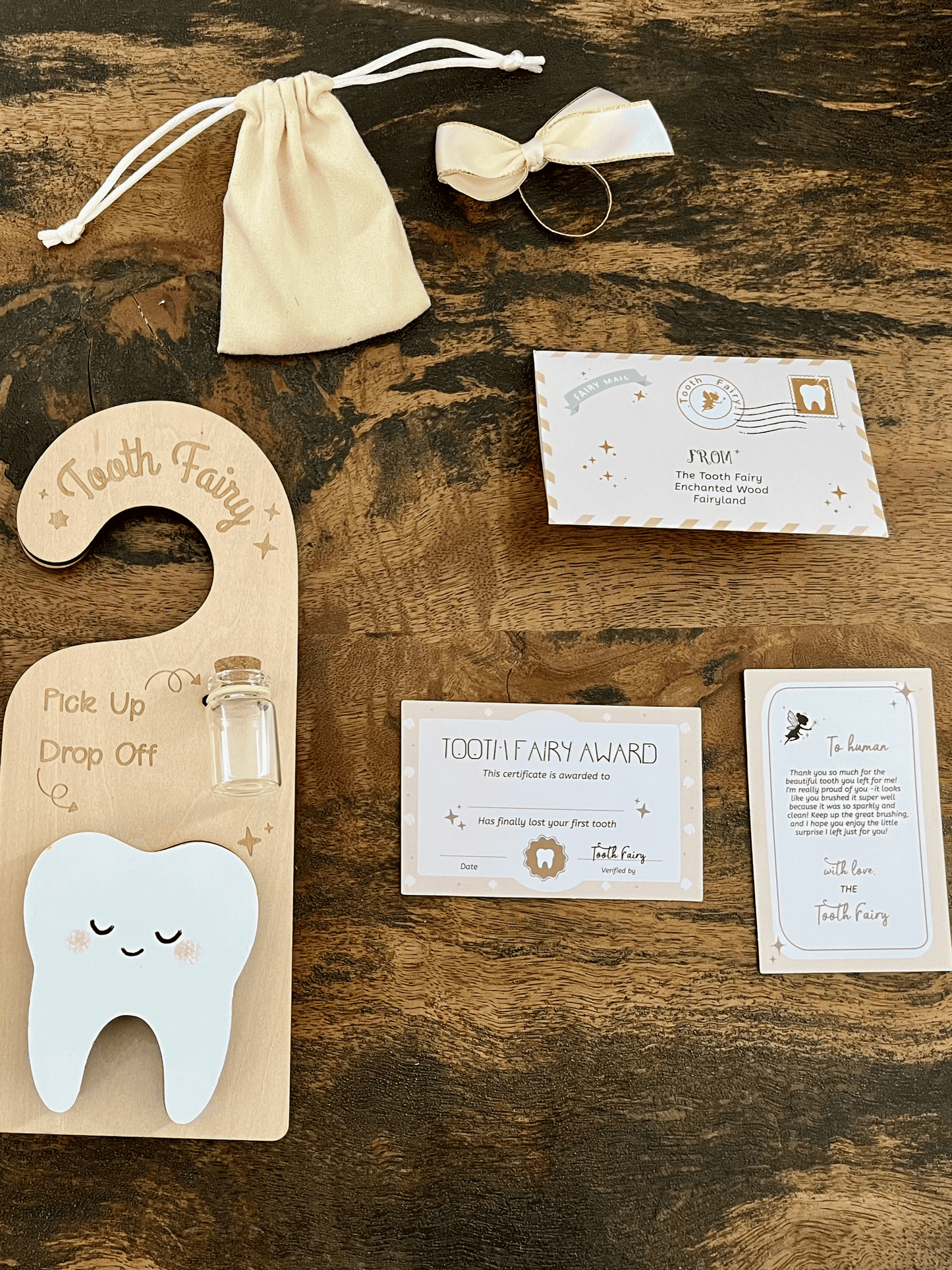 Tooth Fairy Kit and Door Hanger