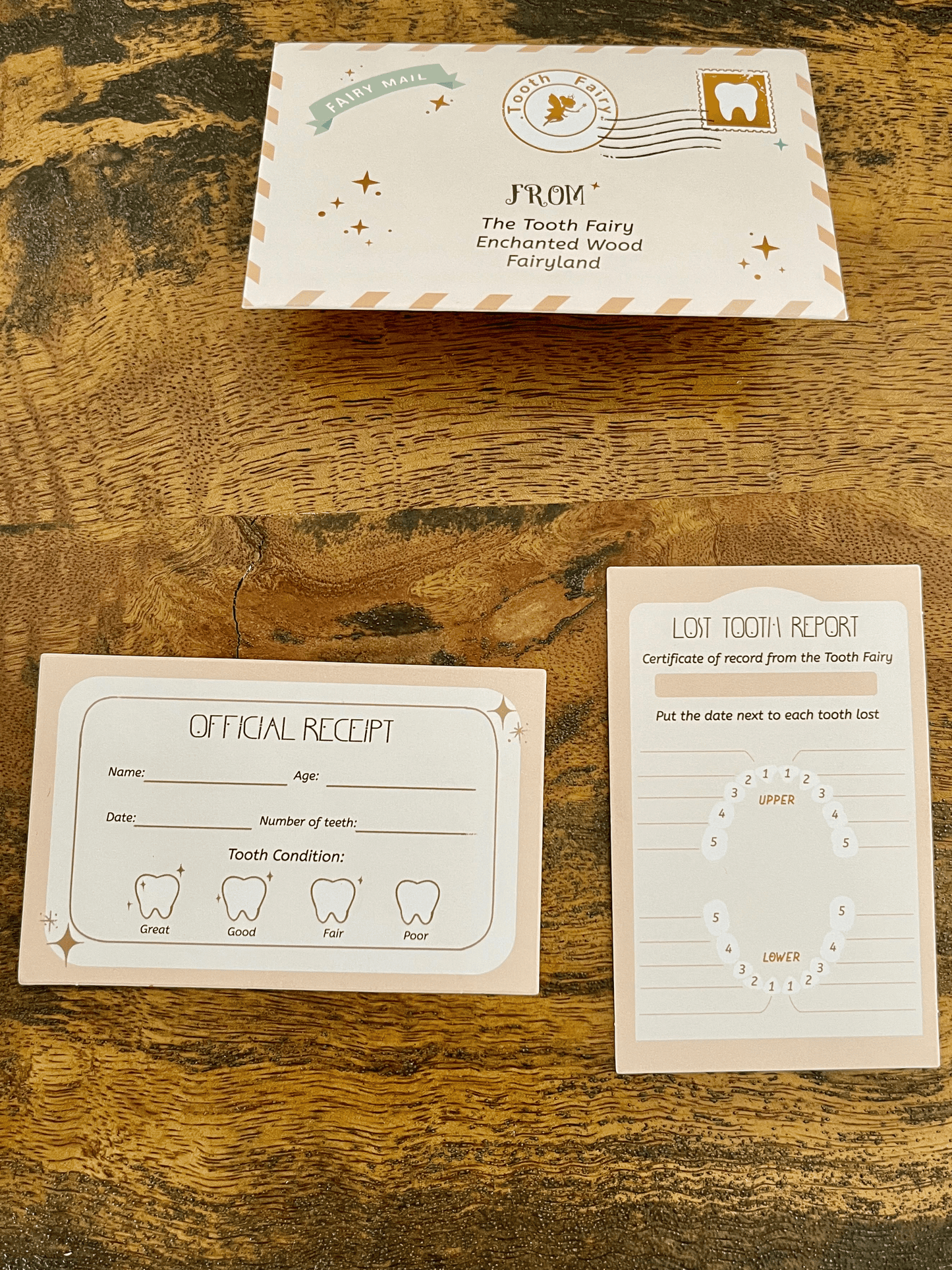 Tooth Fairy Kit and Door Hanger