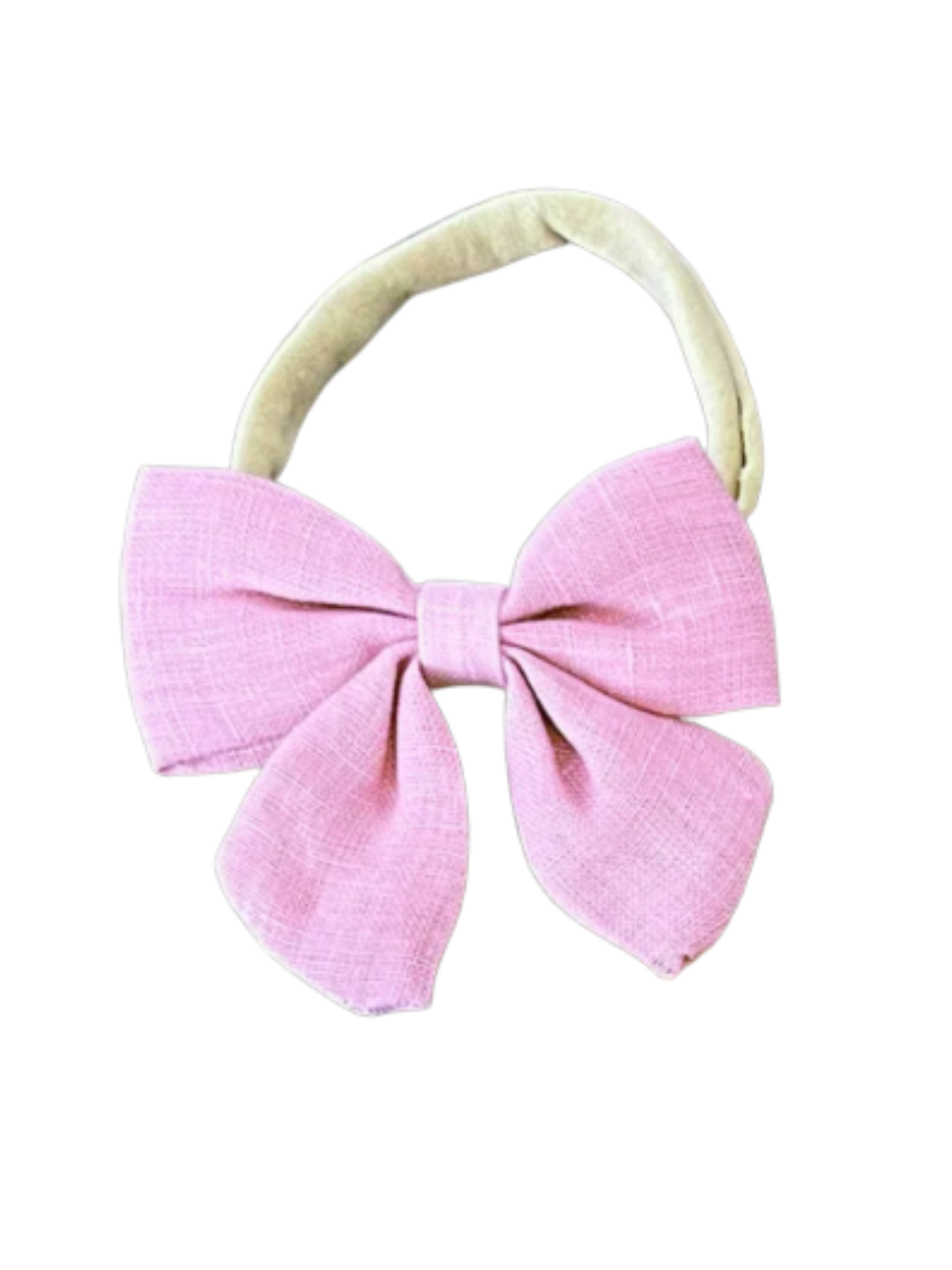 Linen Bow Headband