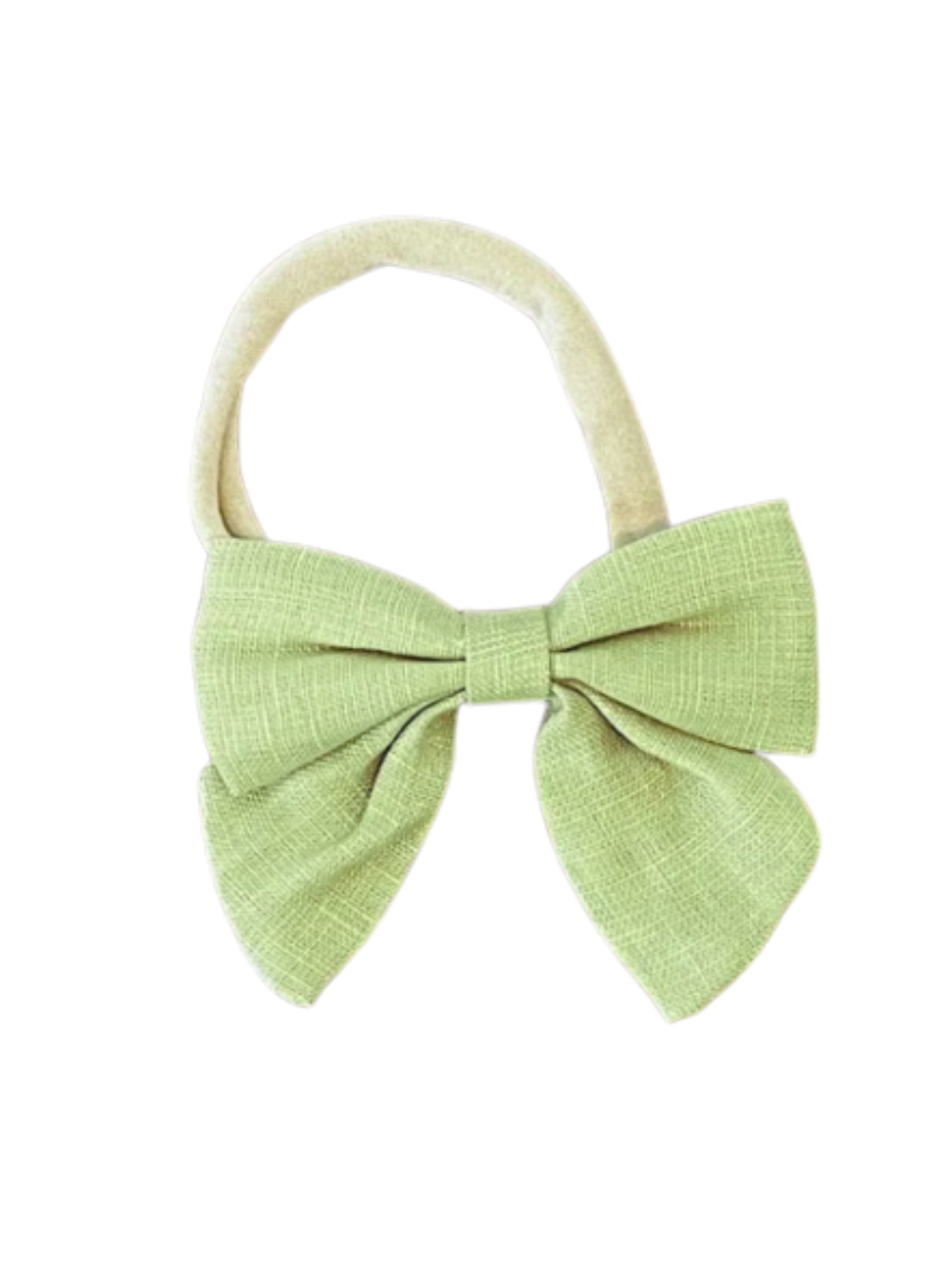 Linen Bow Headband