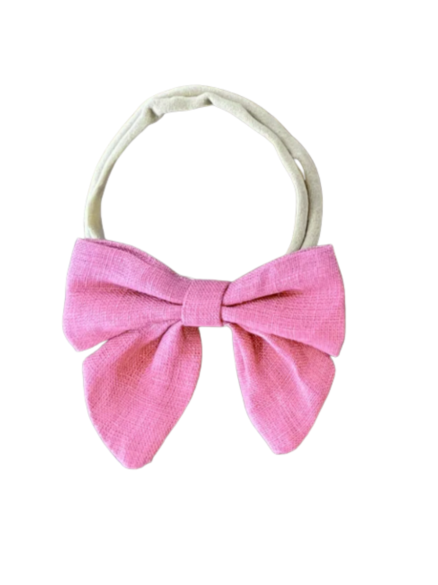 Linen Bow Headband