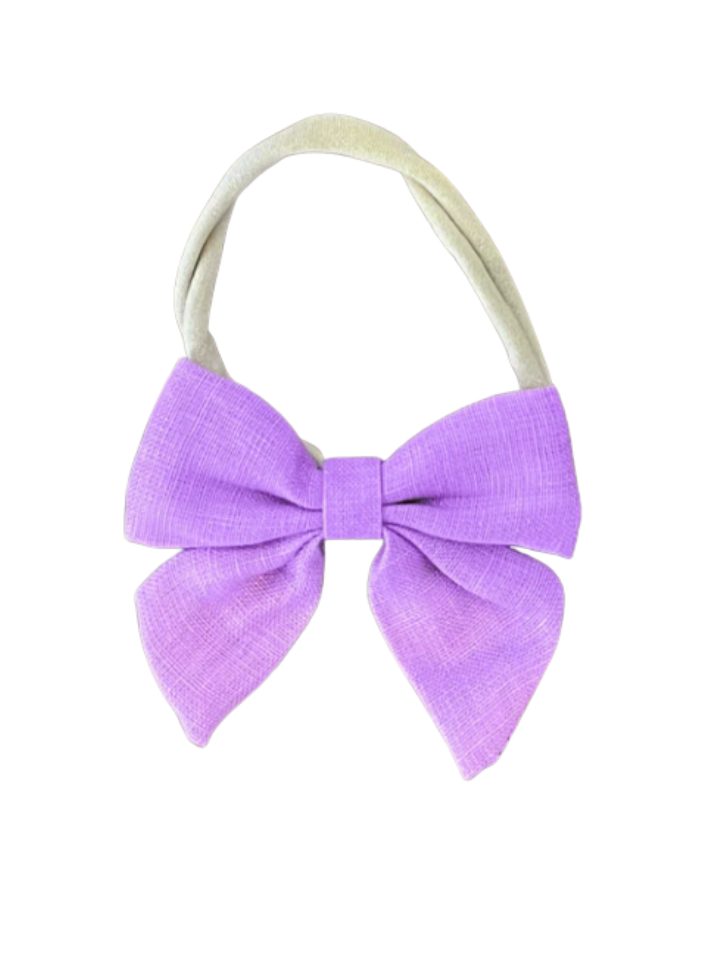 Linen Bow Headband