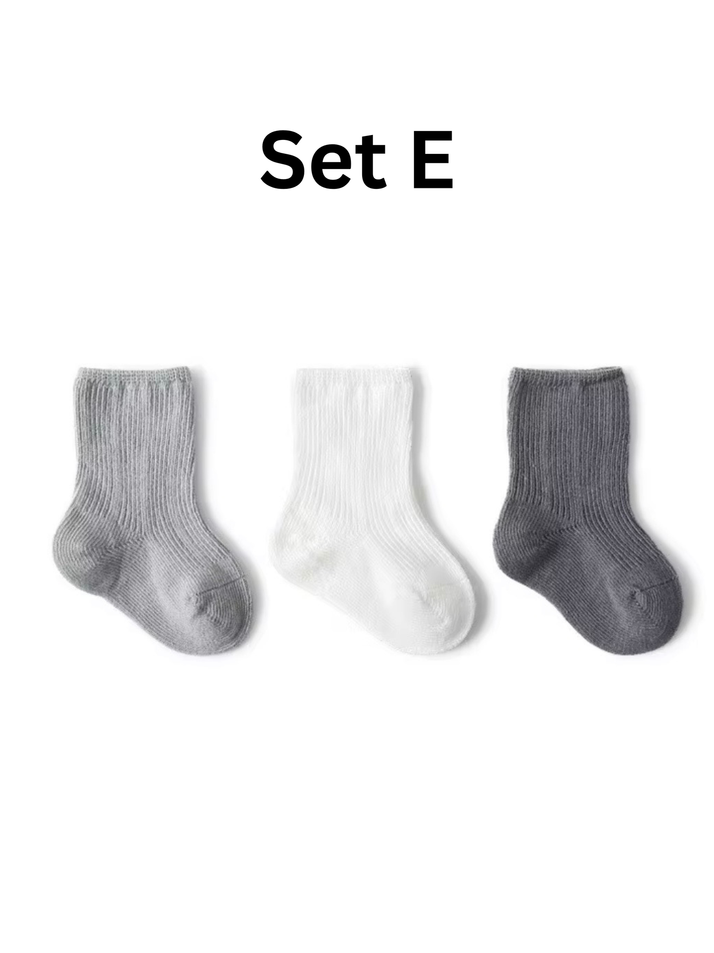 Infant Organic Cotton Socks- 3 Pack